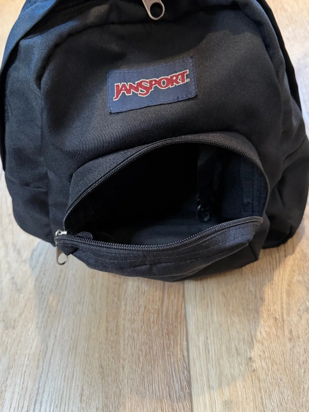 JanSport Black Half Pint Mini Backpack